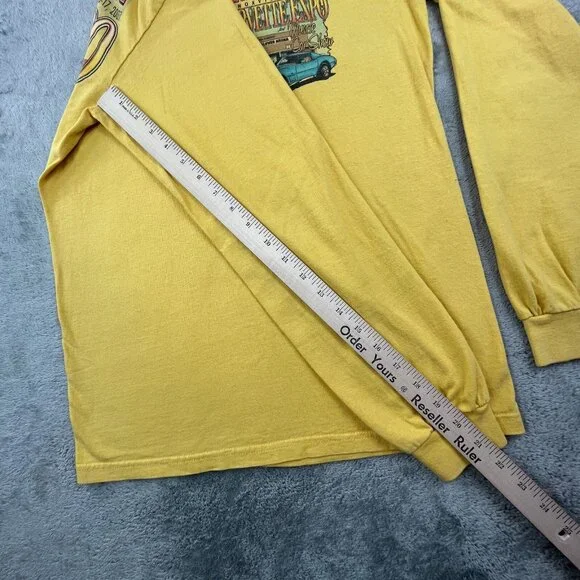 Corvette Expo ET Motor gear Knoxville Men's S Yellow Shirt Muscle Car Show 2007 - Picture 8 of 11